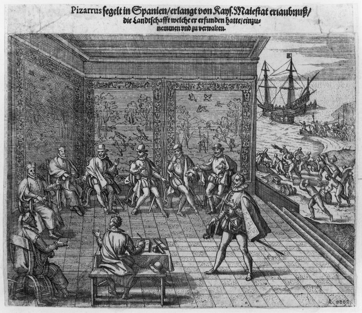 Francisco Pizarro要求皇家法院支持秘鲁政府 作者 西奥多·德布瑞