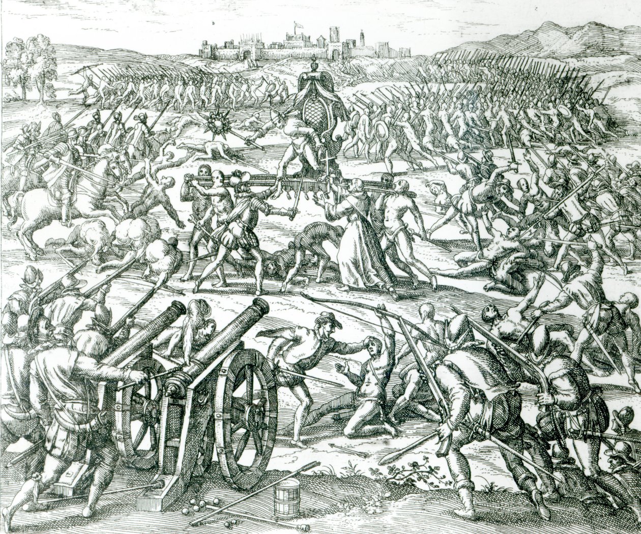 卡哈马卡战役，1532年 作者 西奥多·德布瑞