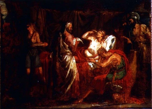 亚历山大和他的医生菲利普 作者 Theodore (attr. To) Gericault