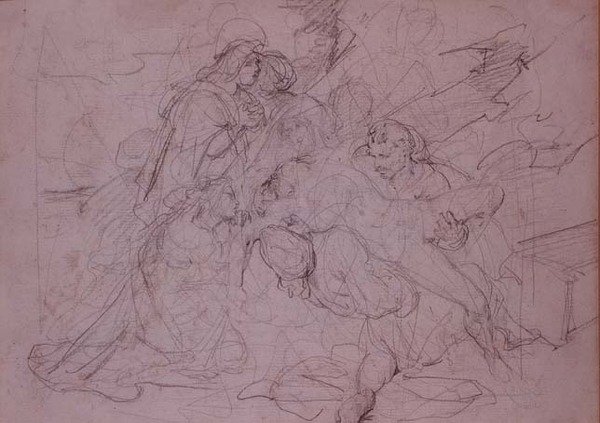 从十字架上下来(图) 作者 Theodore (attr. To) Gericault
