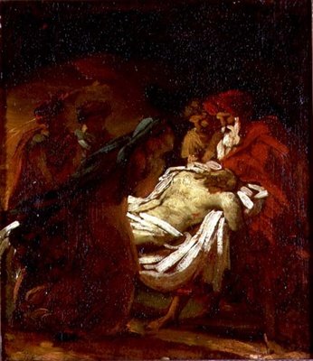 埋葬》（The Entombment 作者 Theodore (attr. To) Gericault