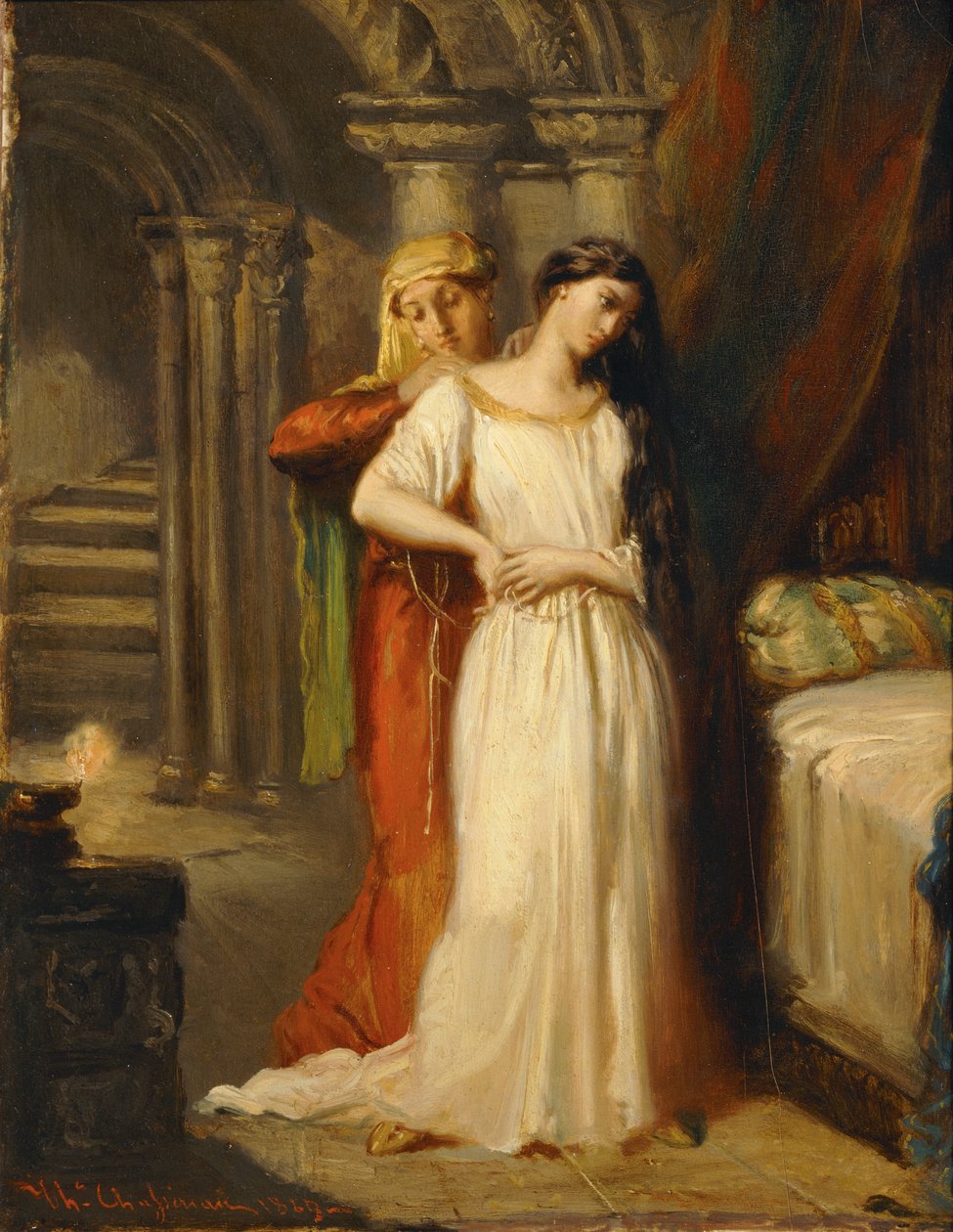 Le coucher de Desdemone - Desdemona goes to bed ... 作者 蒂奥多·切塞留