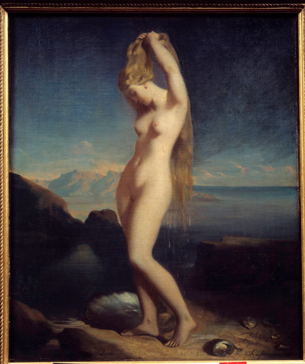 Theodore Chasseriau (1819-1856) 1838 Sun. 0,65 x 0,55 米 作者 蒂奥多·切塞留
