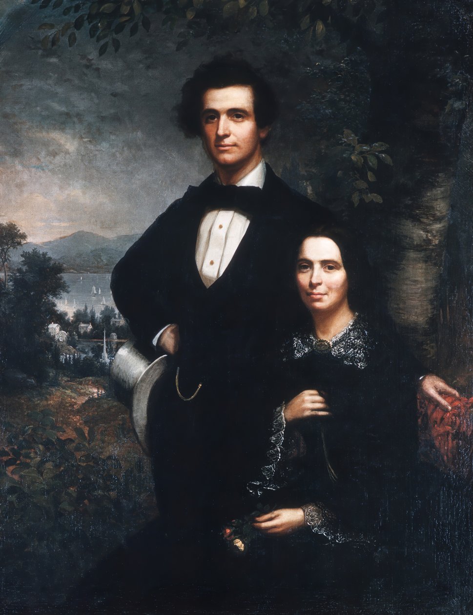 Daniel T. MacFarlan先生和夫人，1858年。 作者 西奥多·E·派恩