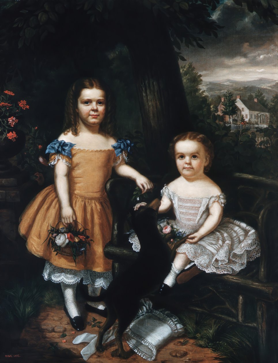 Daniel T. MacFarlan的女儿们，1857年。 作者 西奥多·E·派恩