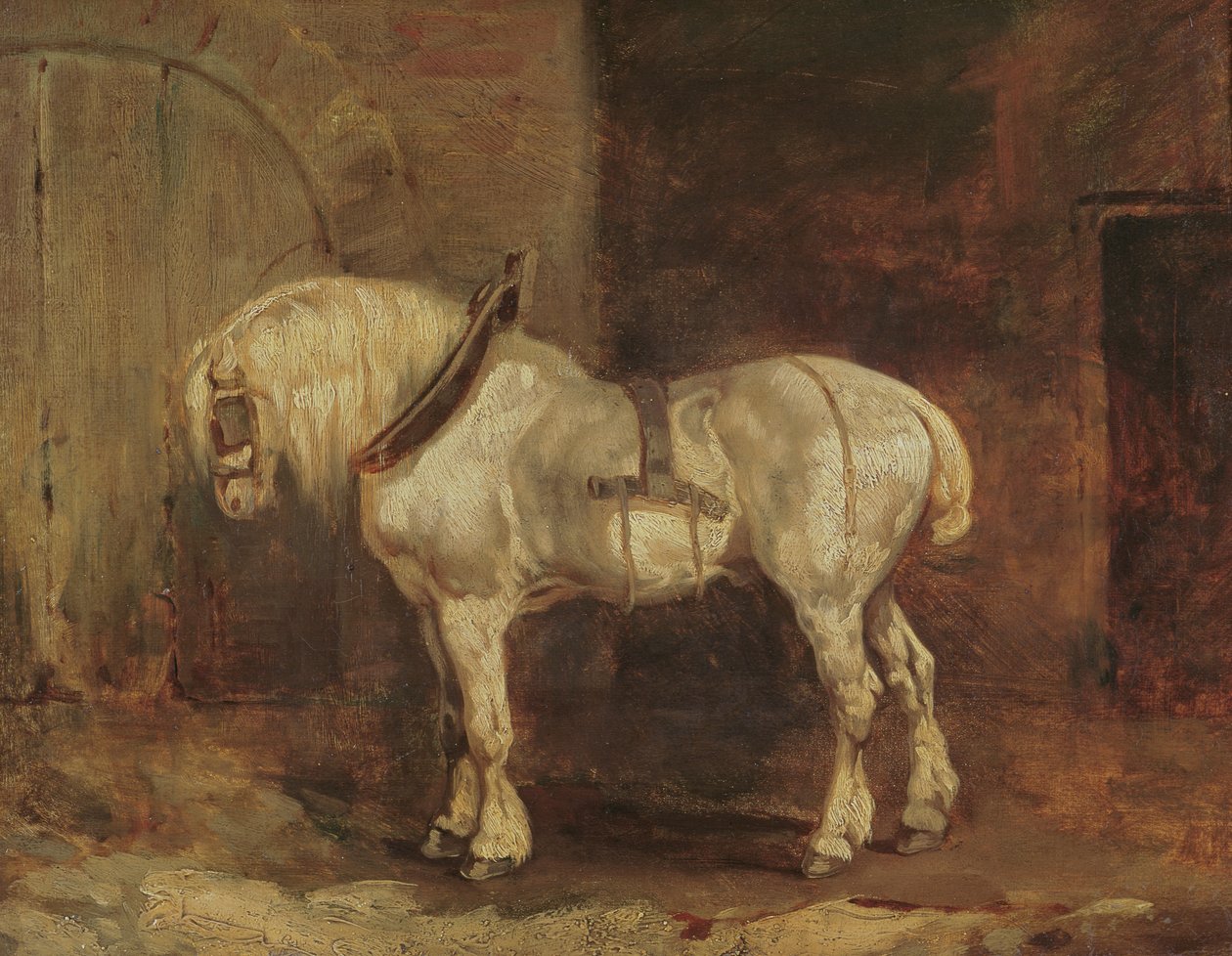 一匹车 - 马 作者 西奥多·杰里科（Theodore Gericault）