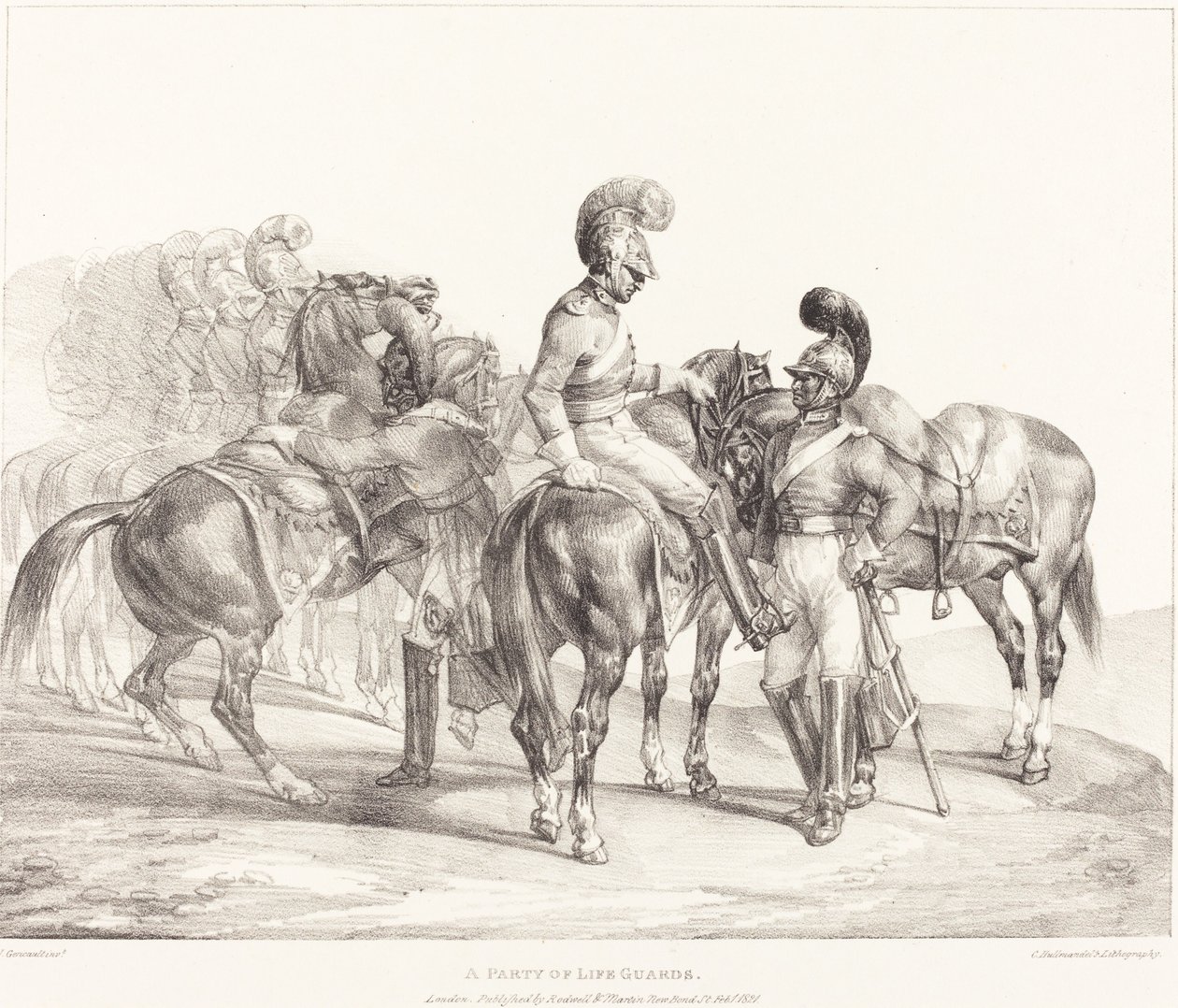 生命卫士的聚会 作者 西奥多·杰里科（Theodore Gericault）