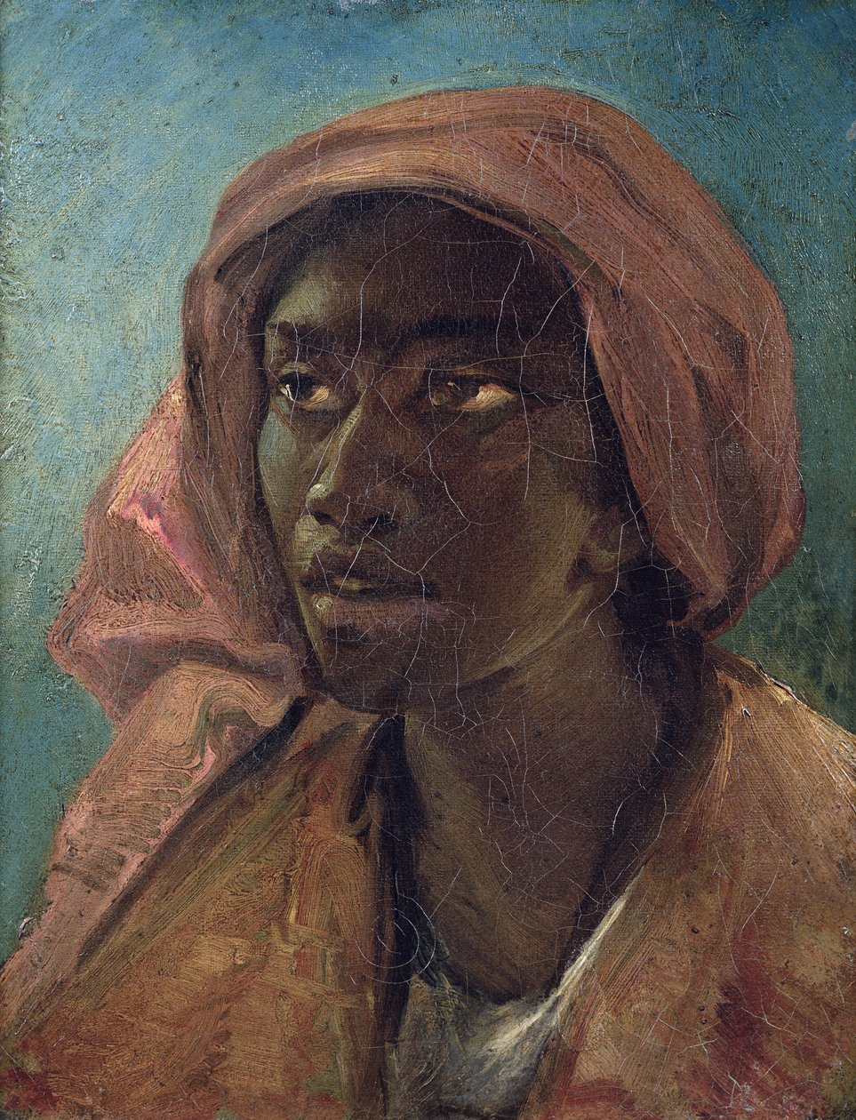 一个年轻的黑人妇女 作者 西奥多·杰里科（Theodore Gericault）