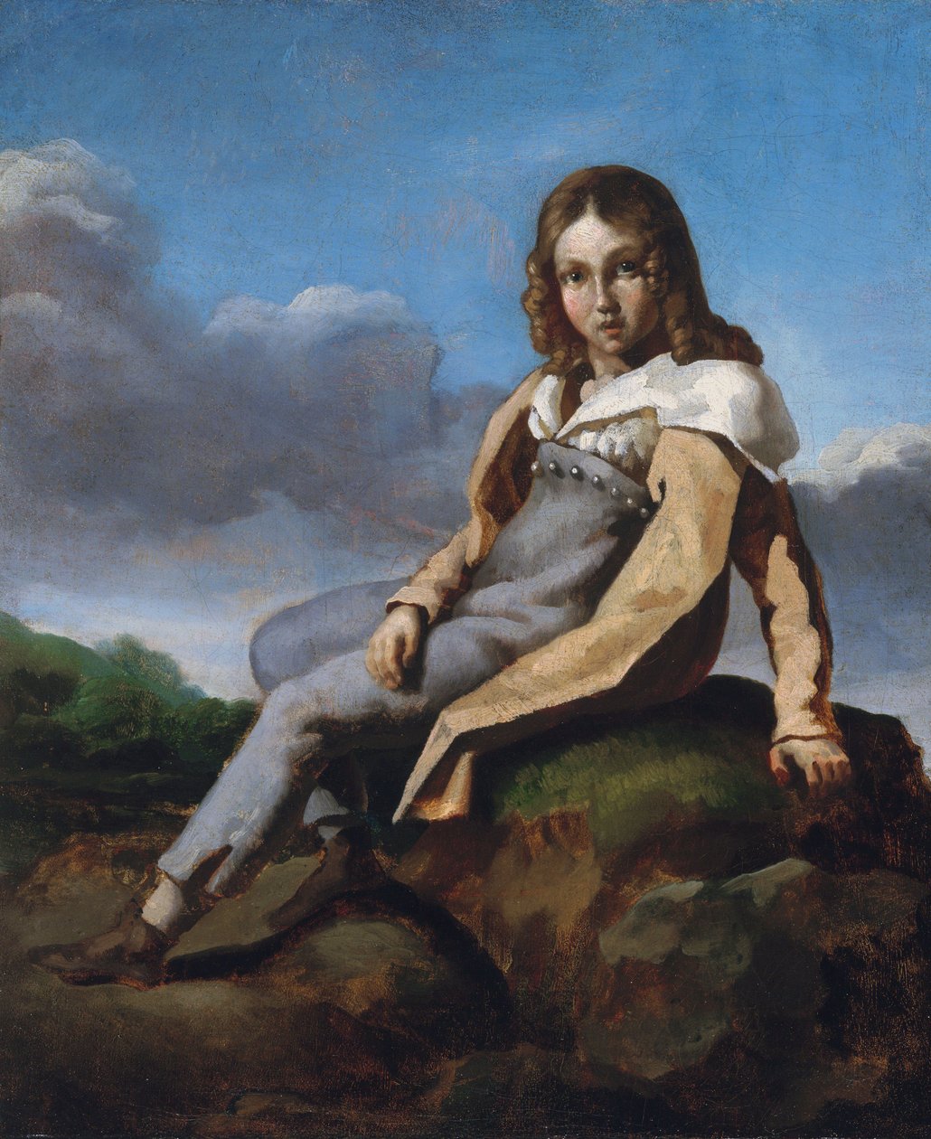 阿尔弗雷德-德德罗（1810-1860 年）童年时代 作者 西奥多·杰里科（Theodore Gericault）
