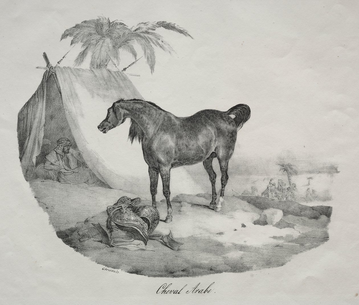 阿拉伯马 作者 西奥多·杰里科（Theodore Gericault）