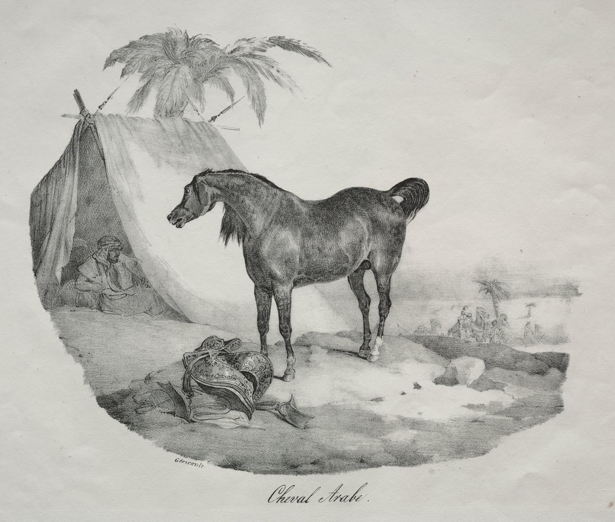 阿拉伯马 作者 西奥多·杰里科（Theodore Gericault）