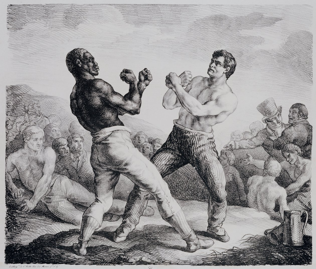 拳击手，1818年 作者 西奥多·杰里科（Theodore Gericault）