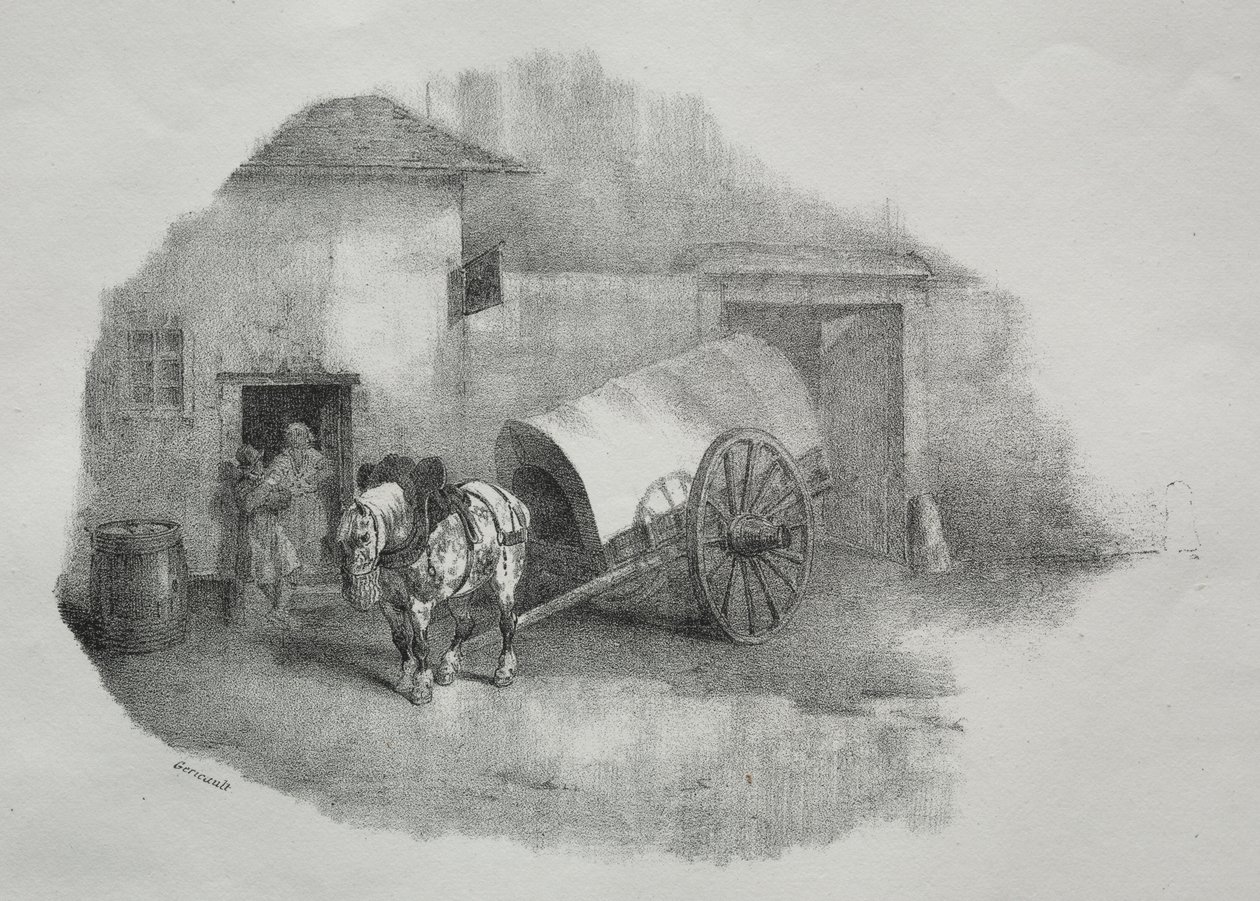 车马出弦 作者 西奥多·杰里科（Theodore Gericault）