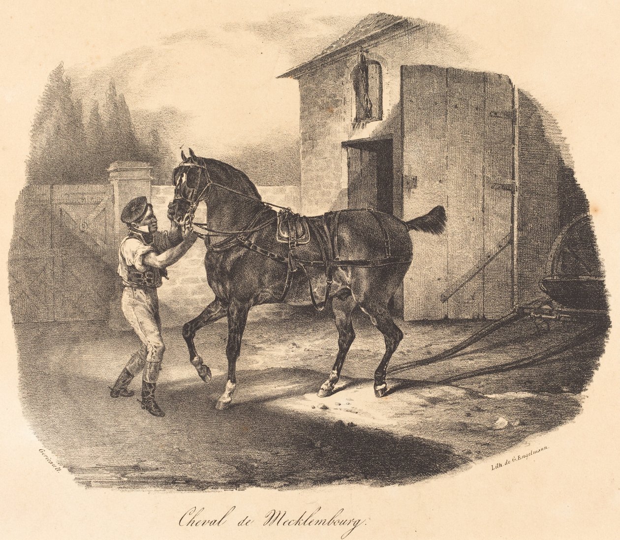 梅克伦堡马 作者 西奥多·杰里科（Theodore Gericault）