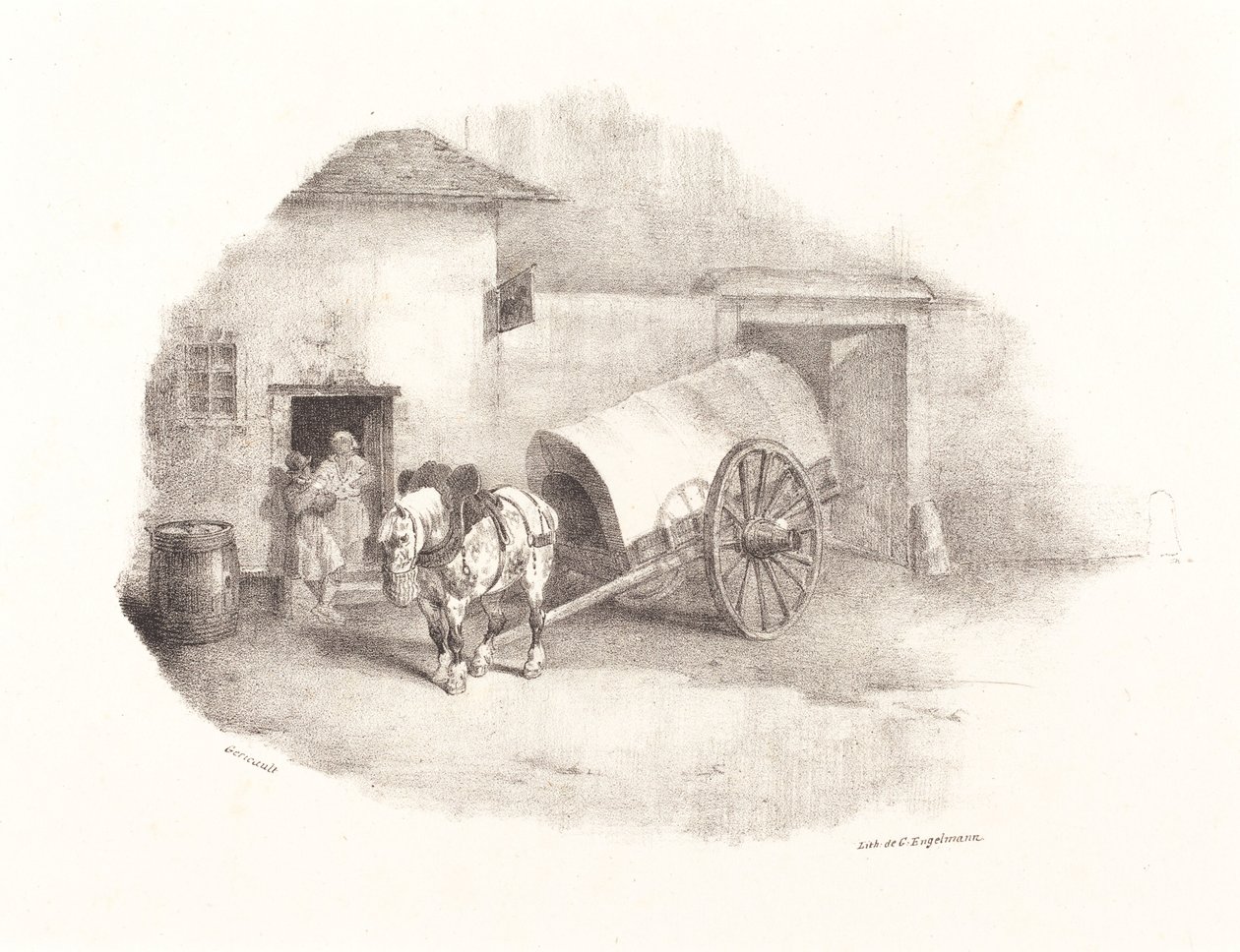 利蒙斯的车马出动 作者 西奥多·杰里科（Theodore Gericault）