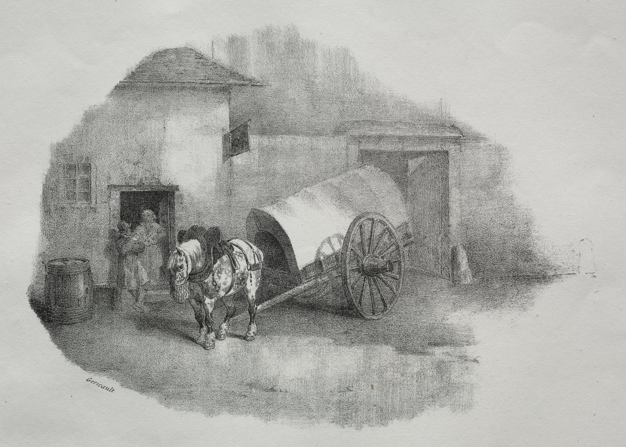 淤泥中的车马 作者 西奥多·杰里科（Theodore Gericault）