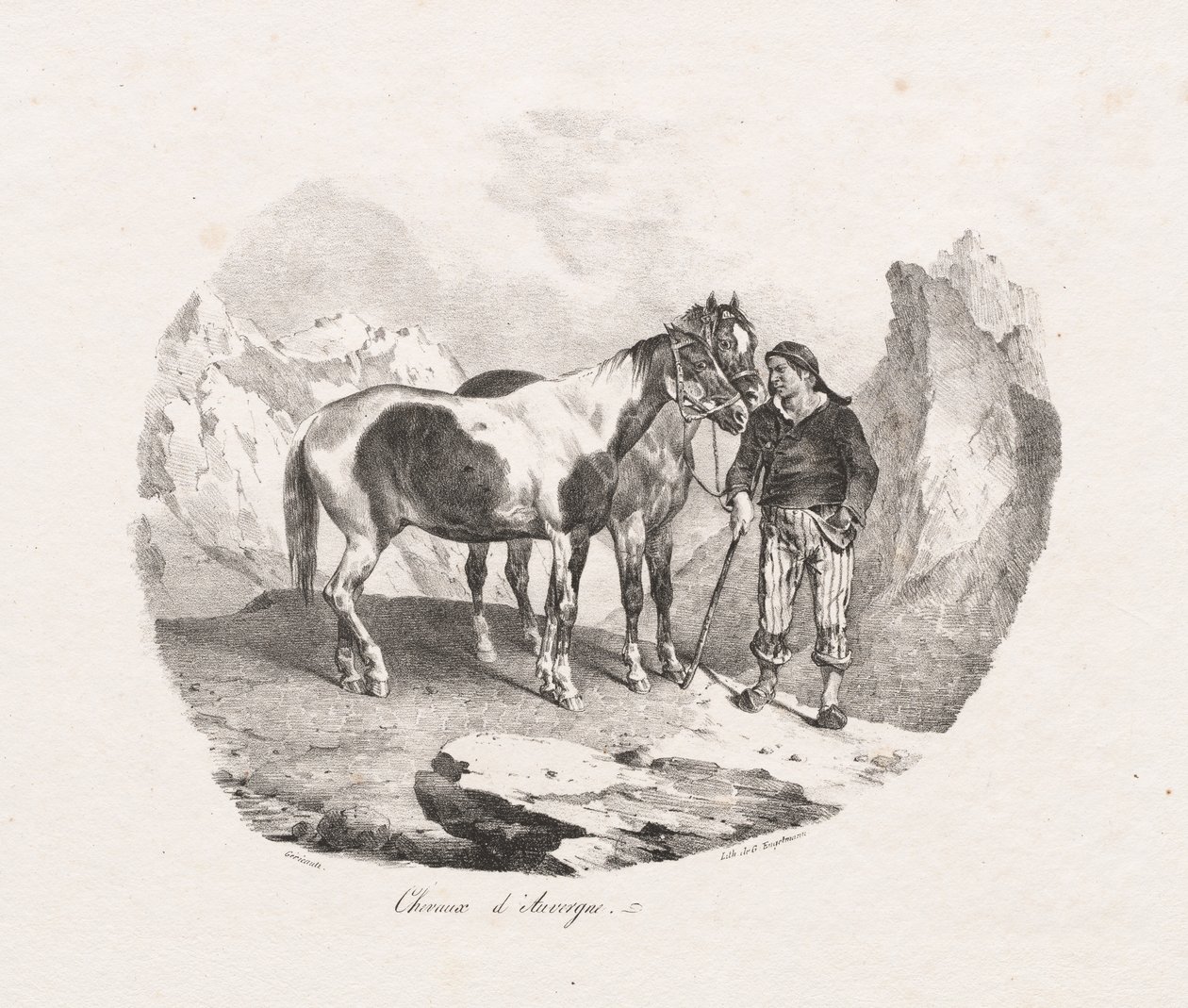 奥弗涅马 作者 西奥多·杰里科（Theodore Gericault）