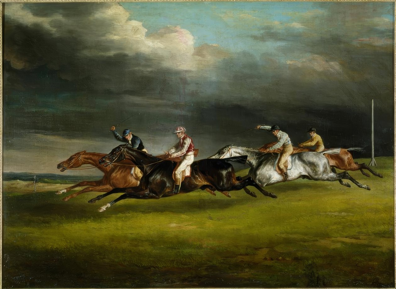 赛马（从1821年到埃普索姆的德比（Derby） 作者 西奥多·杰里科（Theodore Gericault）