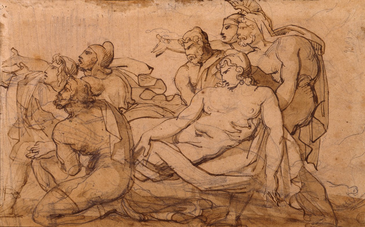 巴黎之死 作者 西奥多·杰里科（Theodore Gericault）