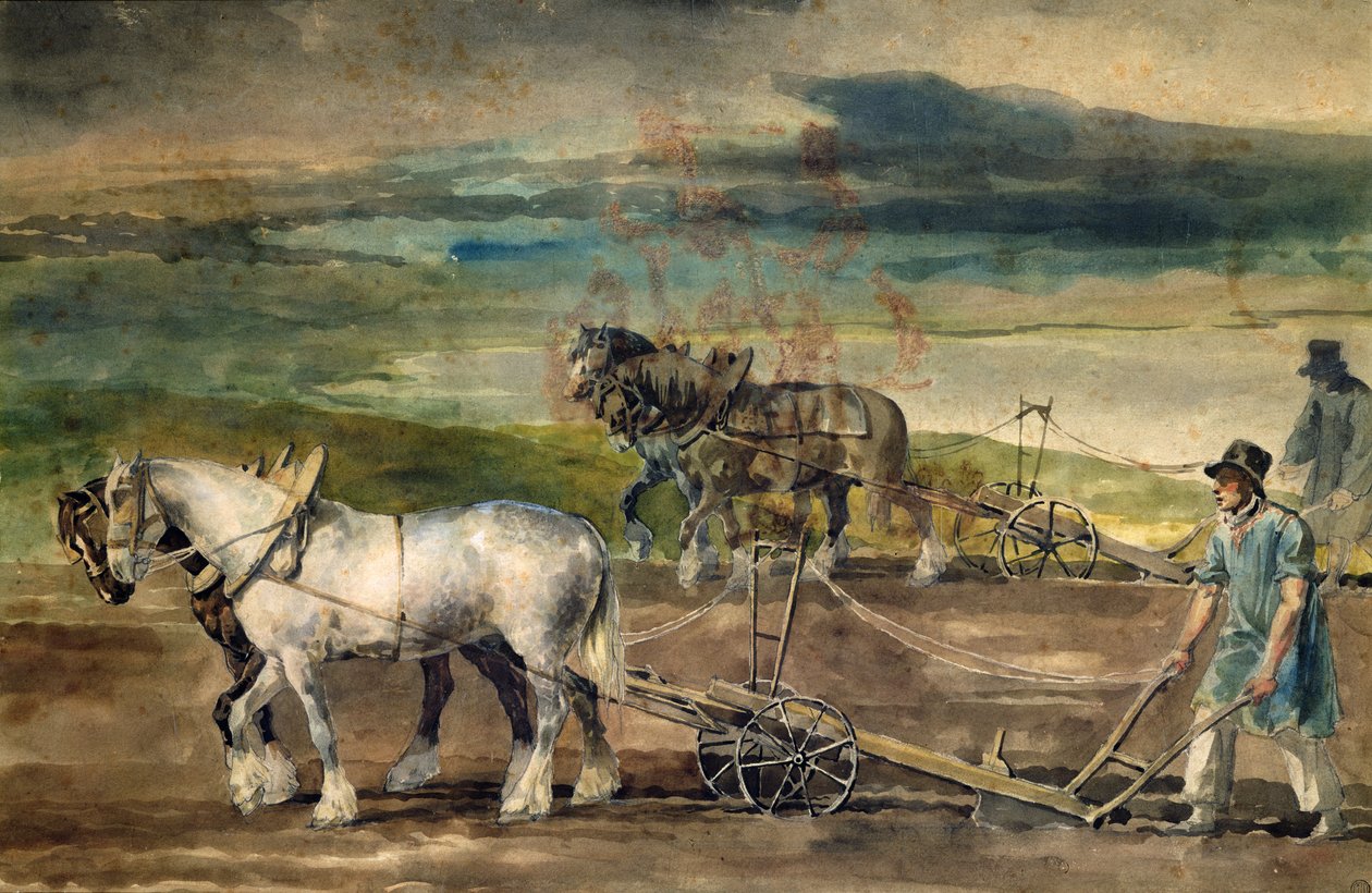 农场工人 作者 西奥多·杰里科（Theodore Gericault）