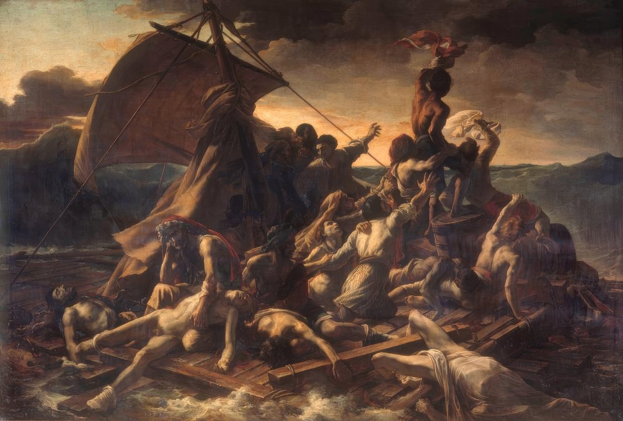 Géricault，美杜莎的木筏 作者 西奥多·杰里科（Theodore Gericault）