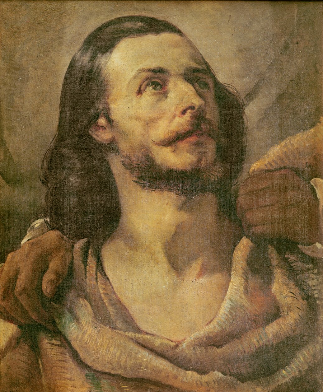 一个男人的头 作者 西奥多·杰里科（Theodore Gericault）