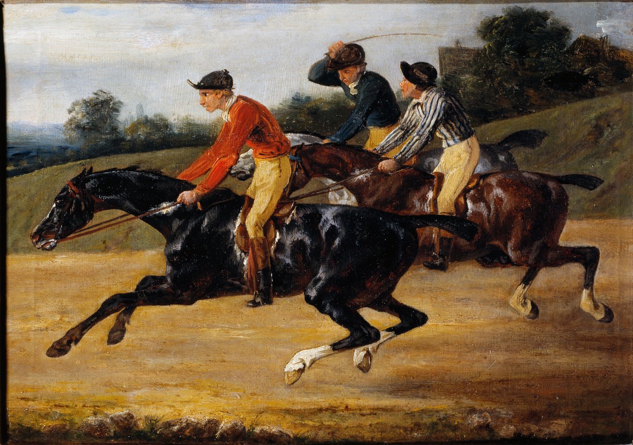 赛马：骑马（绘画 作者 西奥多·杰里科（Theodore Gericault）