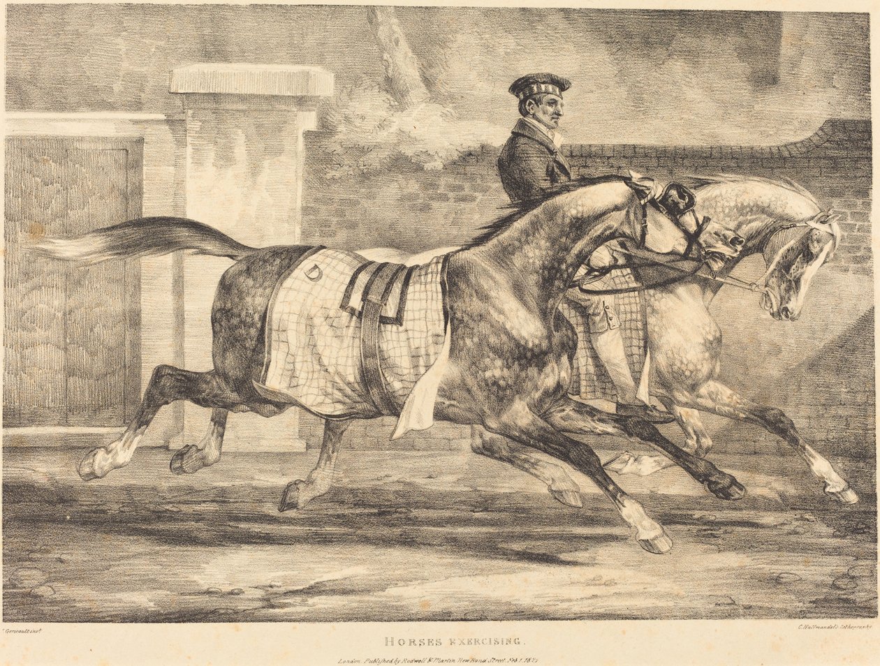 马匹运动 作者 西奥多·杰里科（Theodore Gericault）