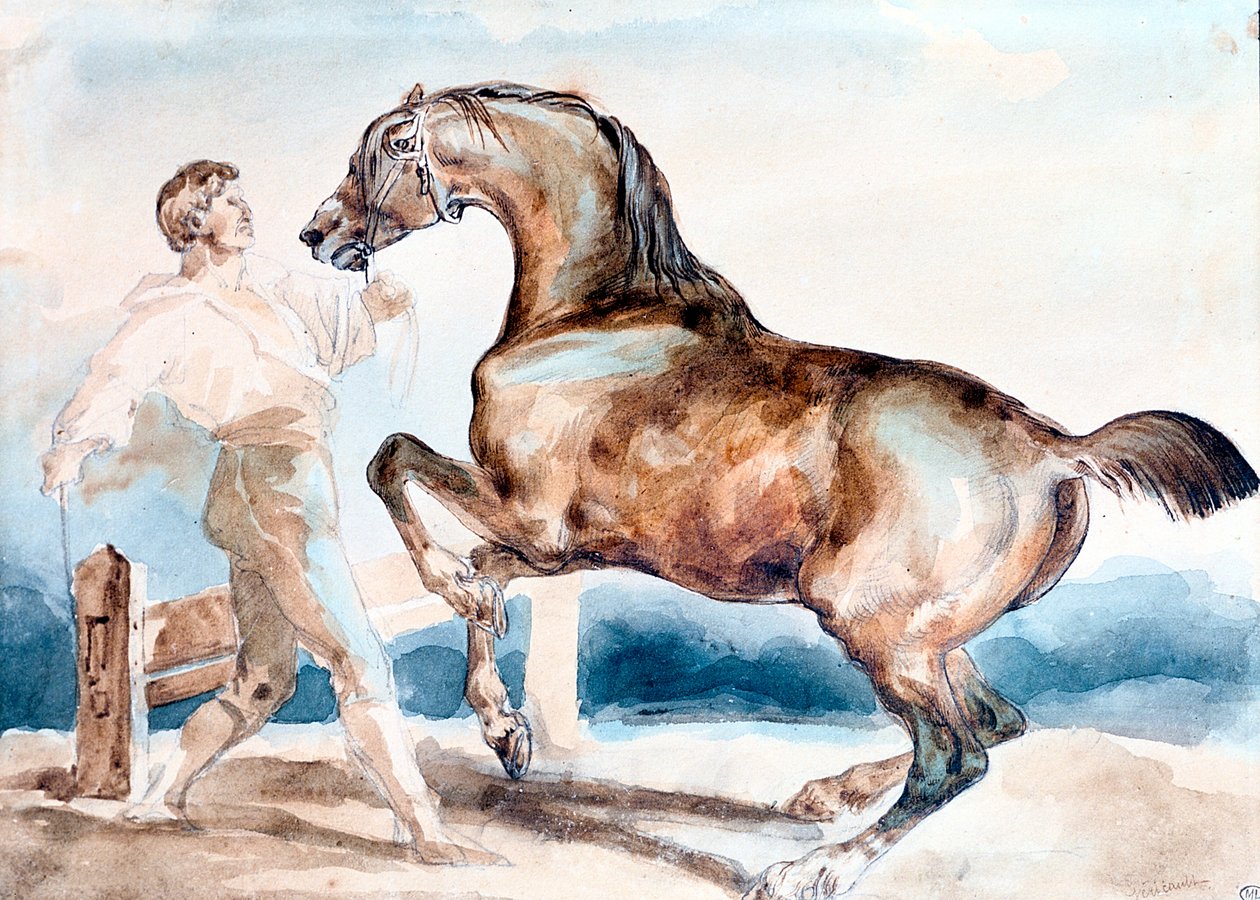 19世纪初的盛装舞步。 作者 西奥多·杰里科（Theodore Gericault）