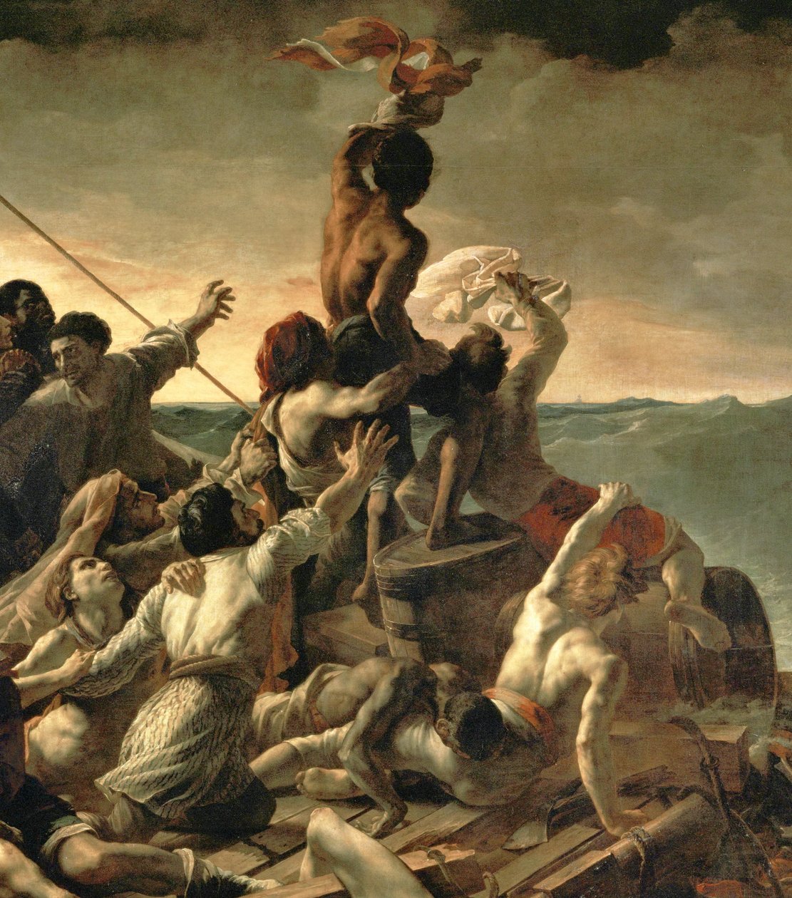 Le Radeau de la Meduse - "美杜莎 "号木筏... 作者 西奥多·杰里科（Theodore Gericault）