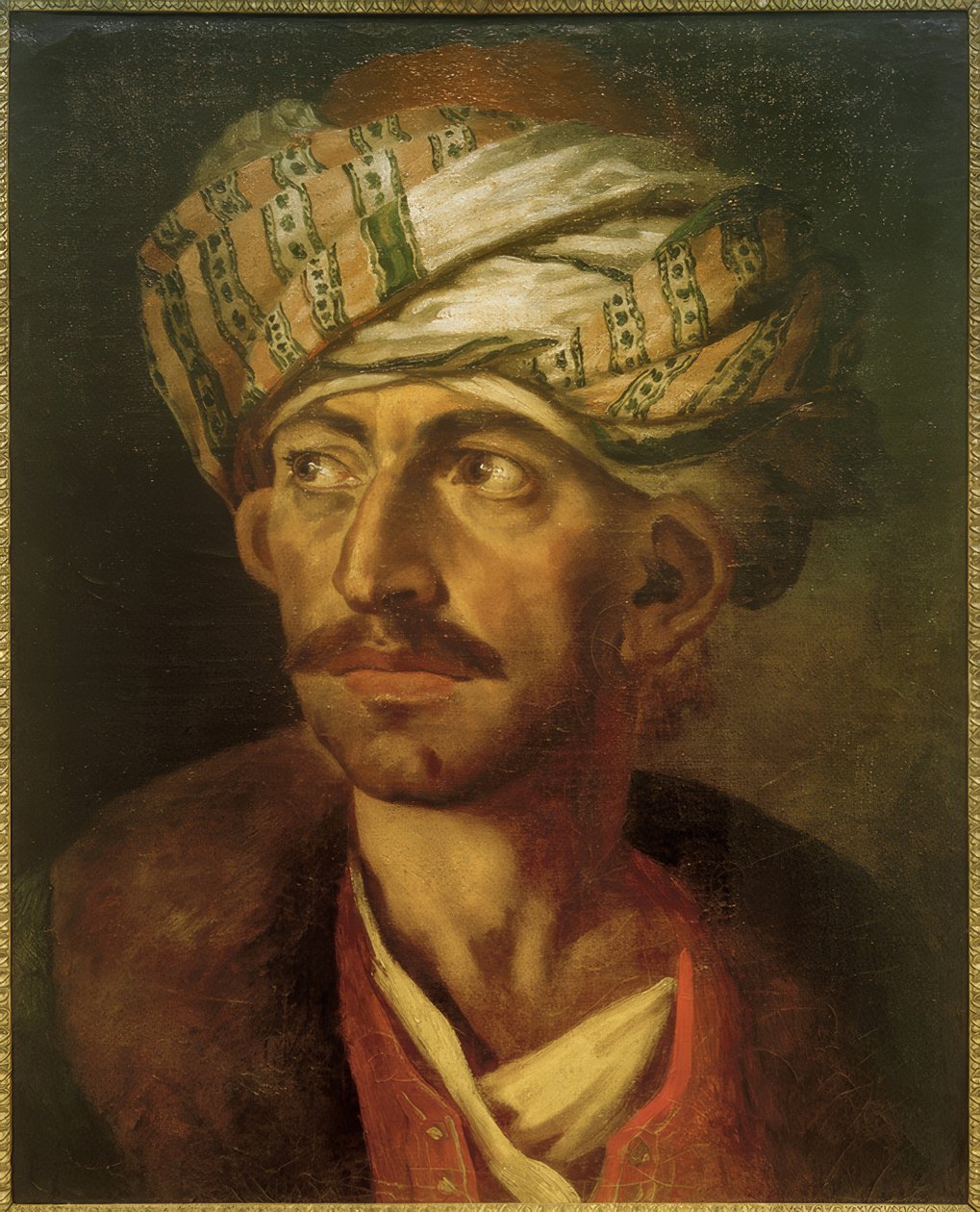 男性肖像（大概是穆斯塔法） 作者 西奥多·杰里科（Theodore Gericault）