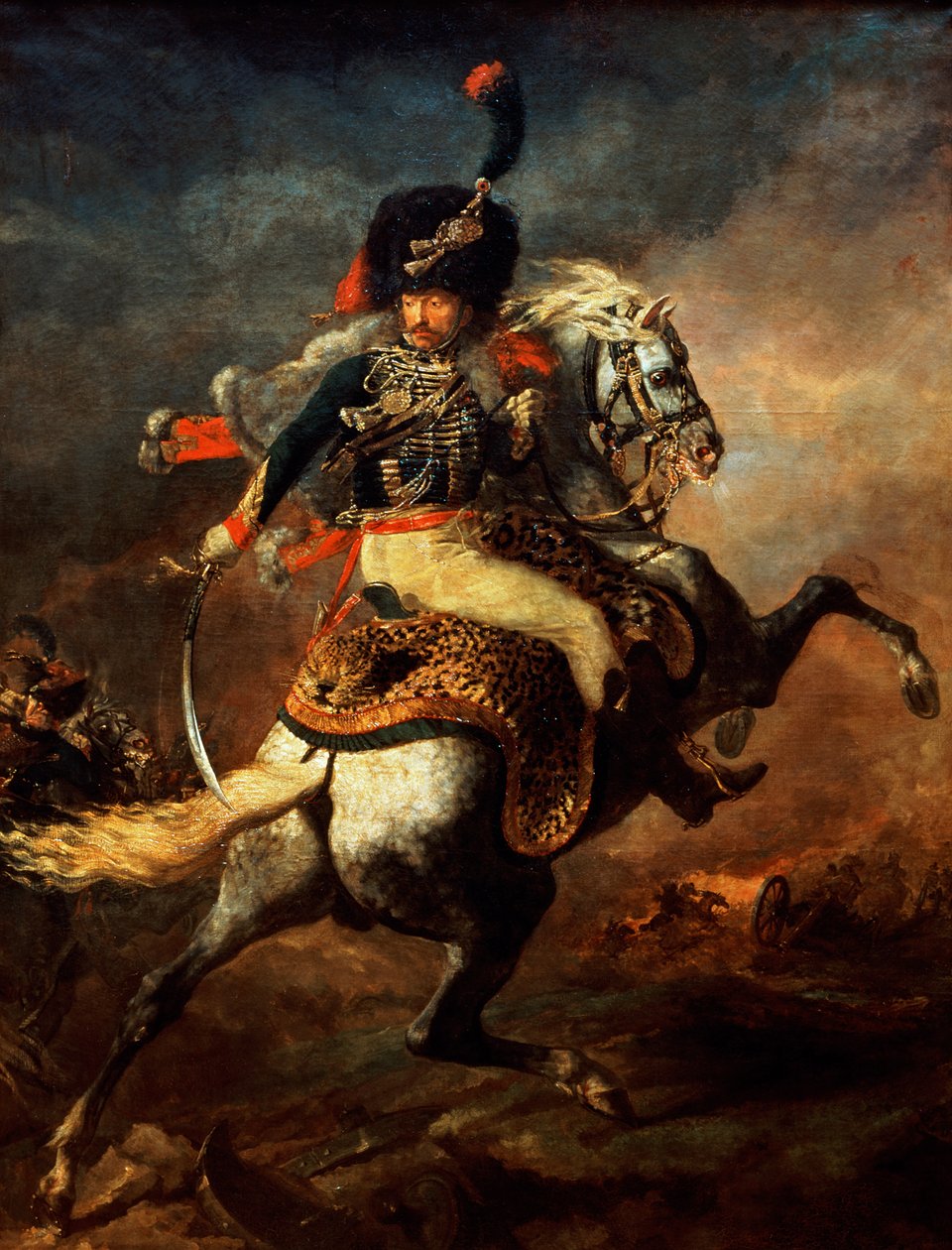 轻骑兵军官 作者 西奥多·杰里科（Theodore Gericault）