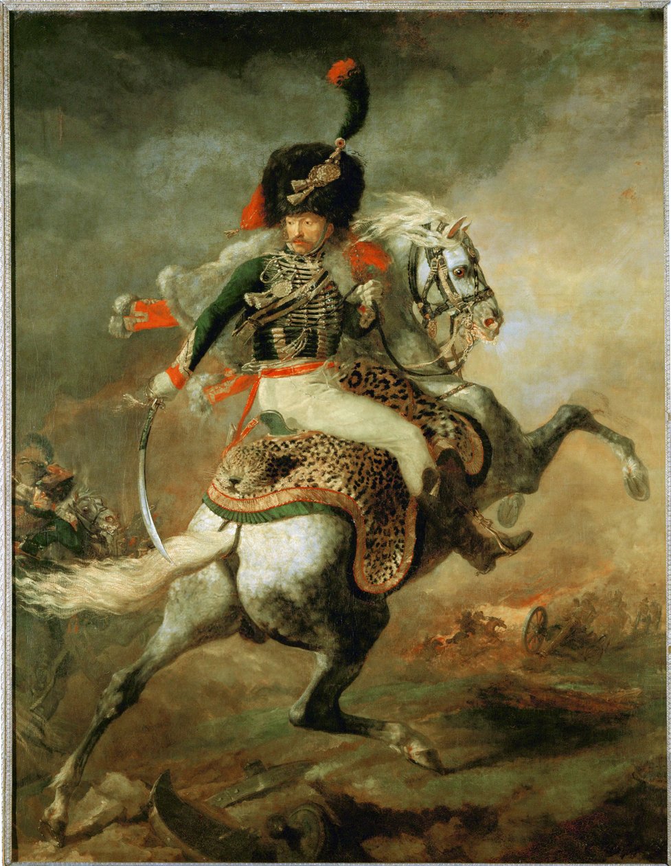 骑马的御林军军官... 作者 西奥多·杰里科（Theodore Gericault）