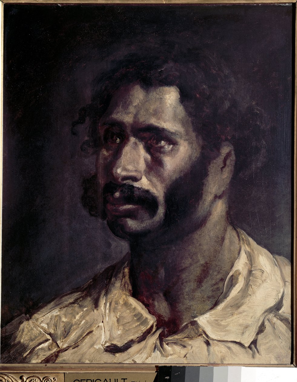 Portrait of Man (presume of the carpenter of the Meduse) - oil on canvas 作者 西奥多·杰里科（Theodore Gericault）
