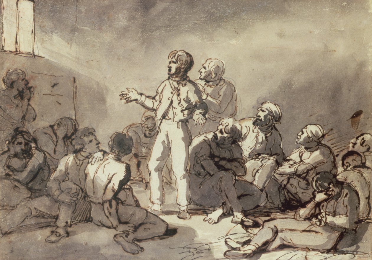 牢房中的囚犯 作者 西奥多·杰里科（Theodore Gericault）
