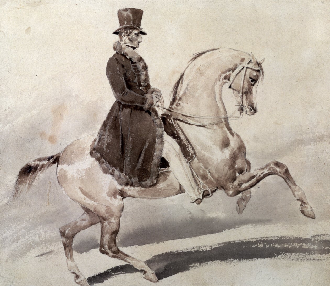 毛边大衣骑手 作者 西奥多·杰里科（Theodore Gericault）