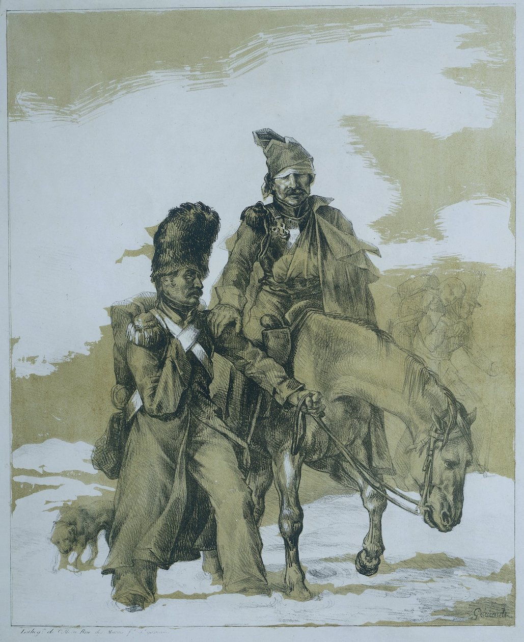 从俄罗斯返回
从俄罗斯返回 作者 西奥多·杰里科（Theodore Gericault）