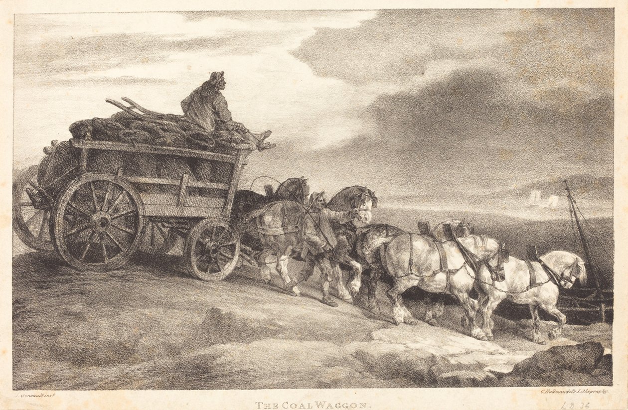 煤车 作者 西奥多·杰里科（Theodore Gericault）