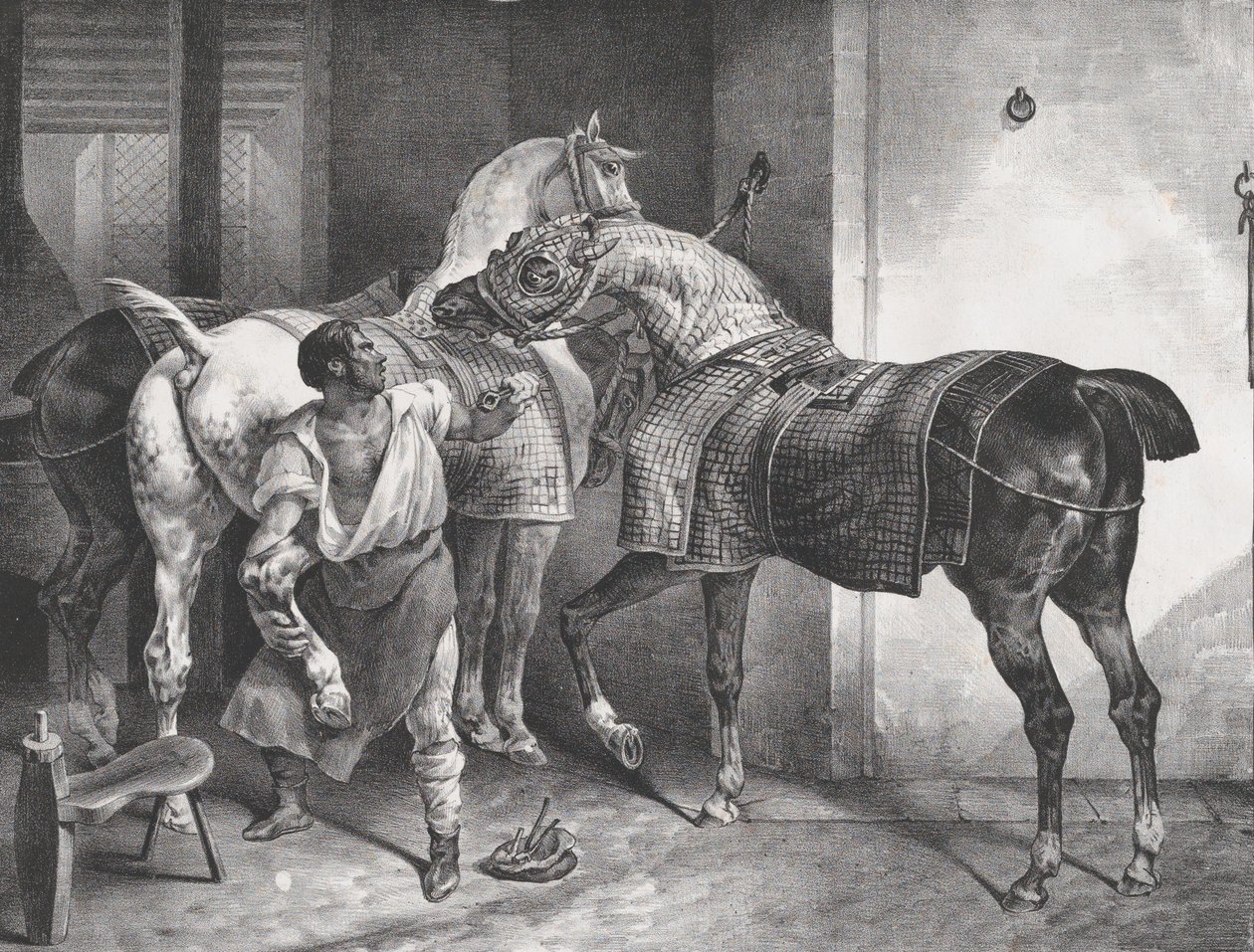 英国铁匠》，1822年。 作者 西奥多·杰里科（Theodore Gericault）