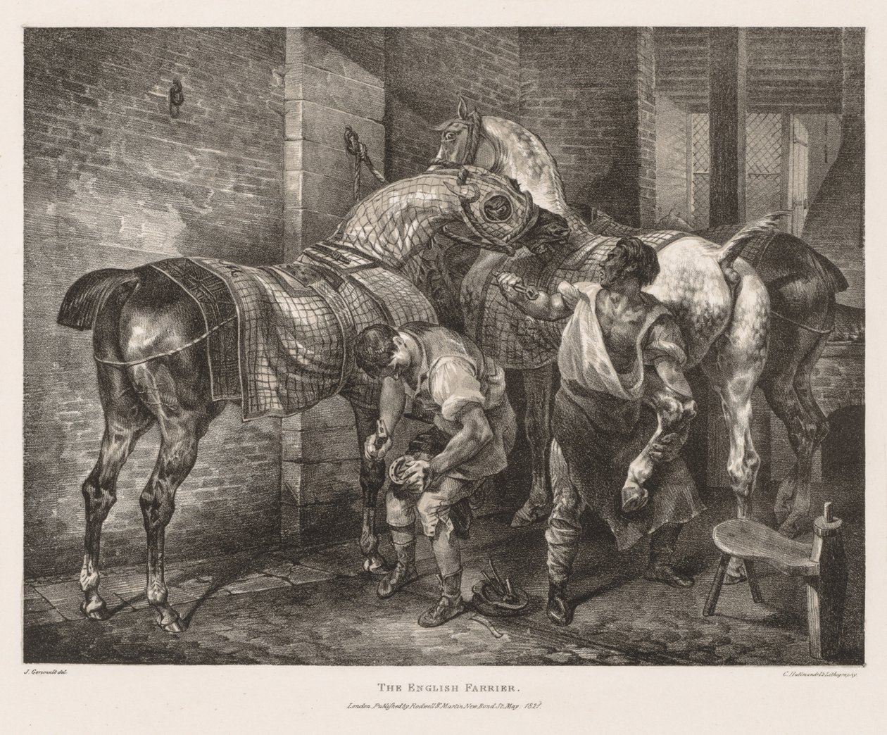 英国蹄铁匠 作者 西奥多·杰里科（Theodore Gericault）