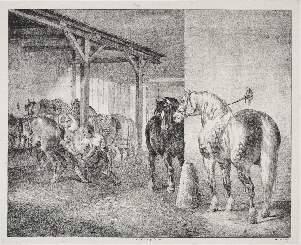 费里尔小屋 作者 西奥多·杰里科（Theodore Gericault）