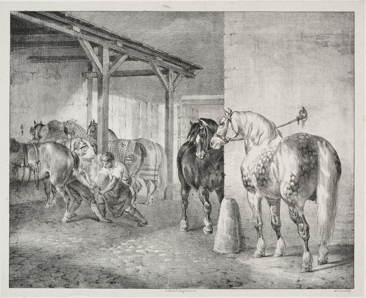费里尔小屋 作者 西奥多·杰里科（Theodore Gericault）