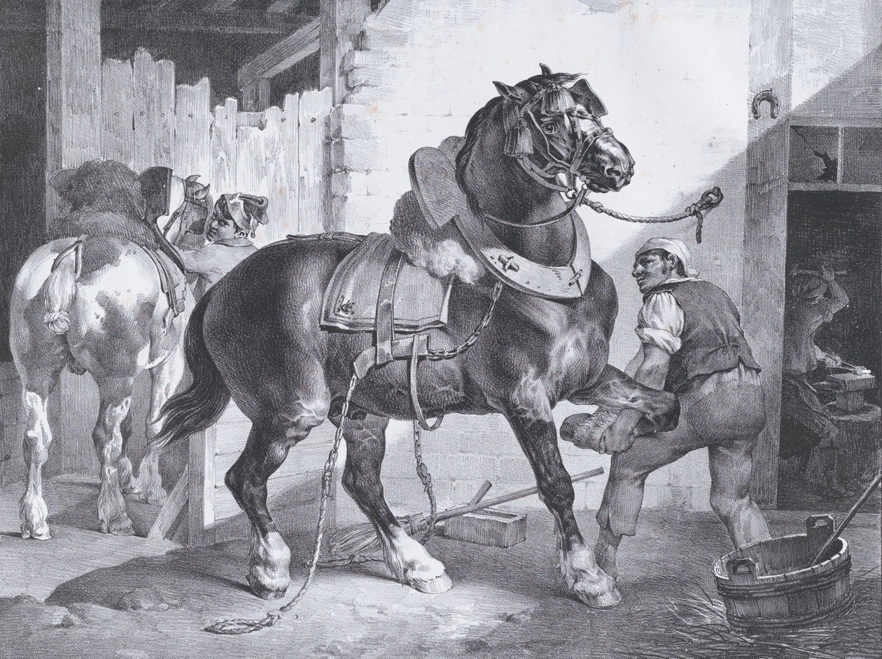 法国铁匠》，1822年。 作者 西奥多·杰里科（Theodore Gericault）