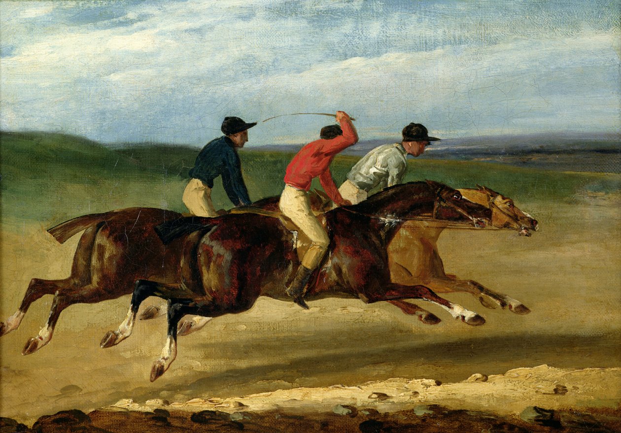 赛马 作者 西奥多·杰里科（Theodore Gericault）