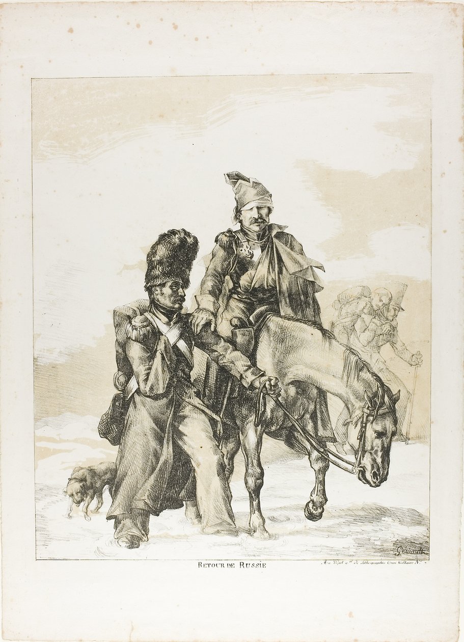从俄罗斯归来 作者 西奥多·杰里科（Theodore Gericault）
