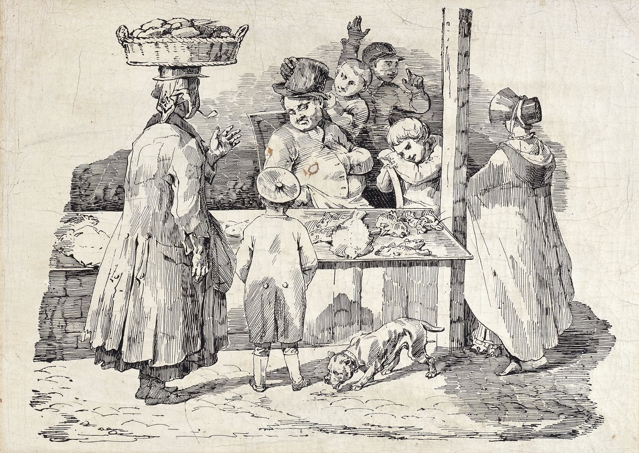 睡鱼卖家 作者 西奥多·杰里科（Theodore Gericault）