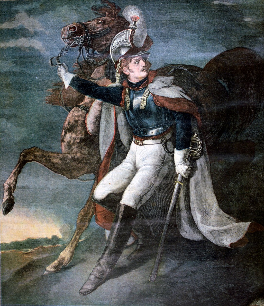 受伤的胸甲骑兵，1893年 作者 西奥多·杰里科（Theodore Gericault）