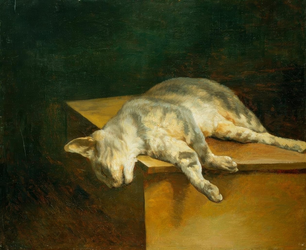 死猫 作者 西奥多·杰里科（Theodore Gericault）