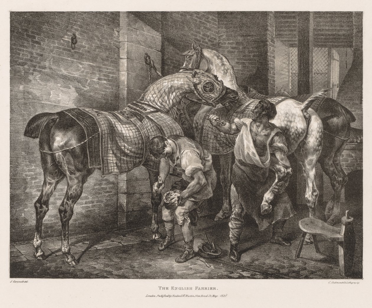 根据生活和石头绘制的各种主题：  英国法里埃 作者 西奥多·杰里科（Theodore Gericault）