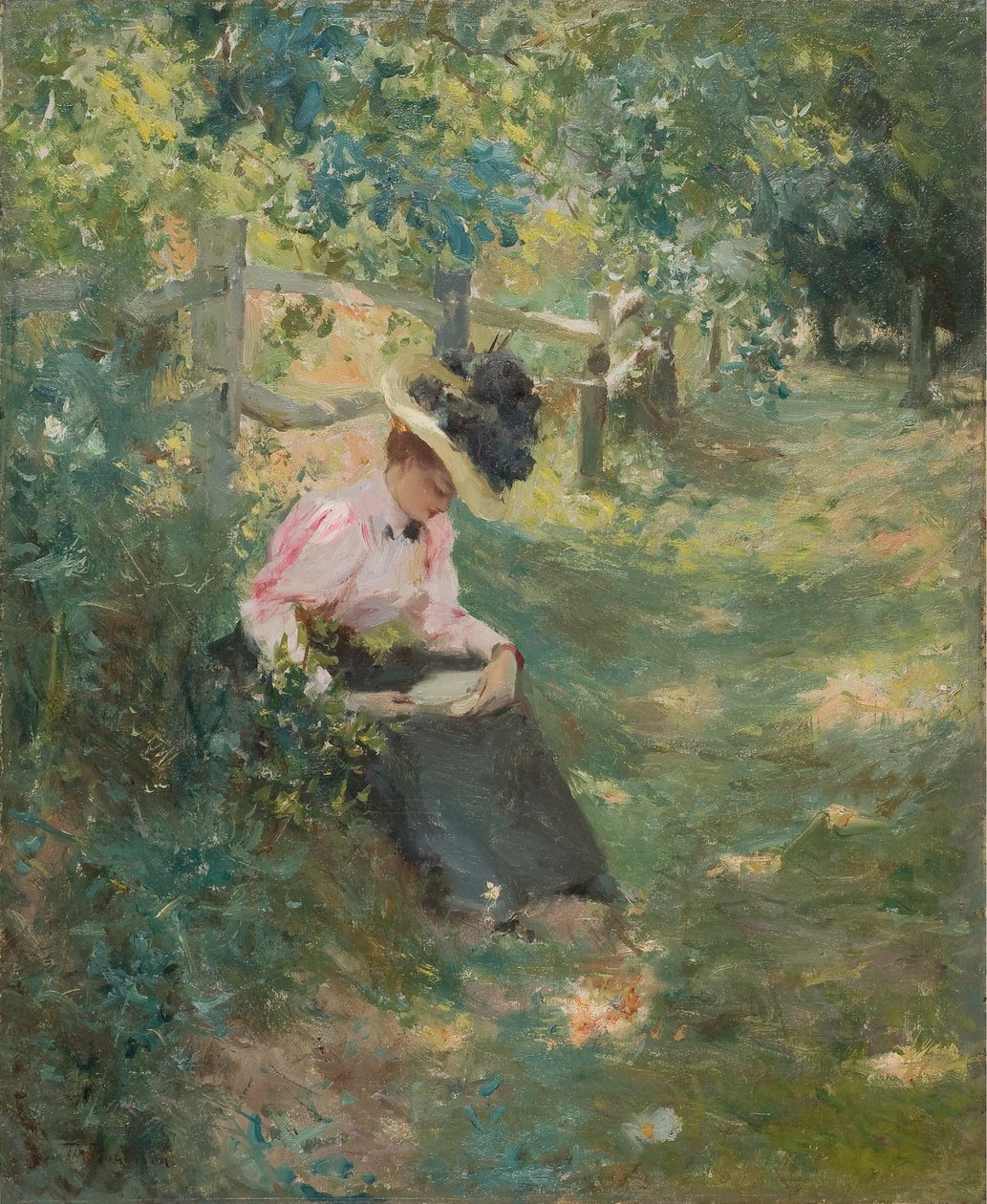 小巷 1893 年（布面油画） 作者 西奥多·罗宾逊